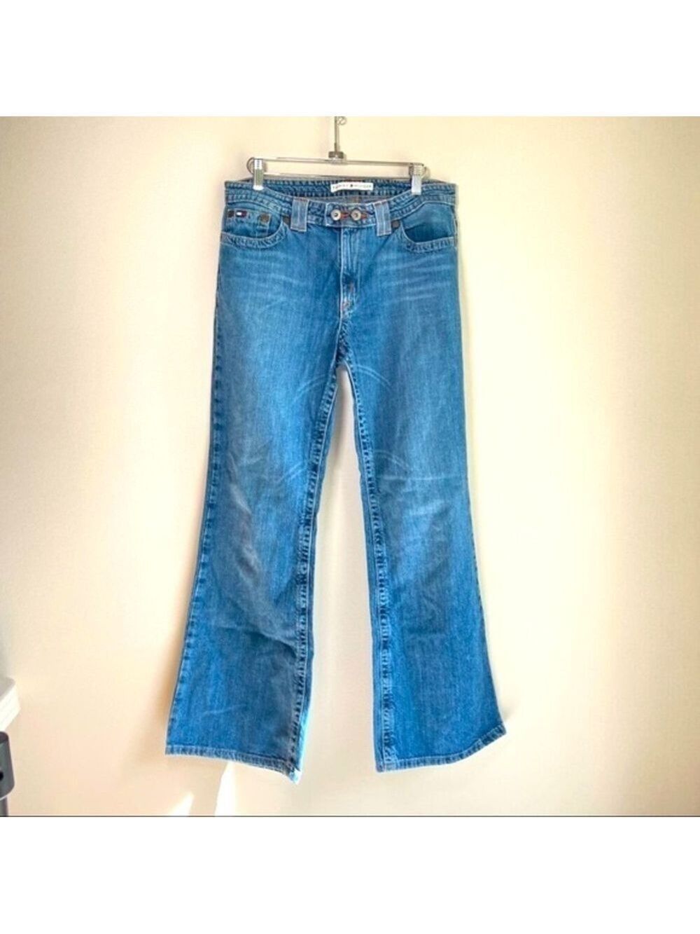 Tommy Hilfiger Mom Jeans Bootcut Light Blue Size 8